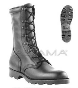altama black leather combat boots