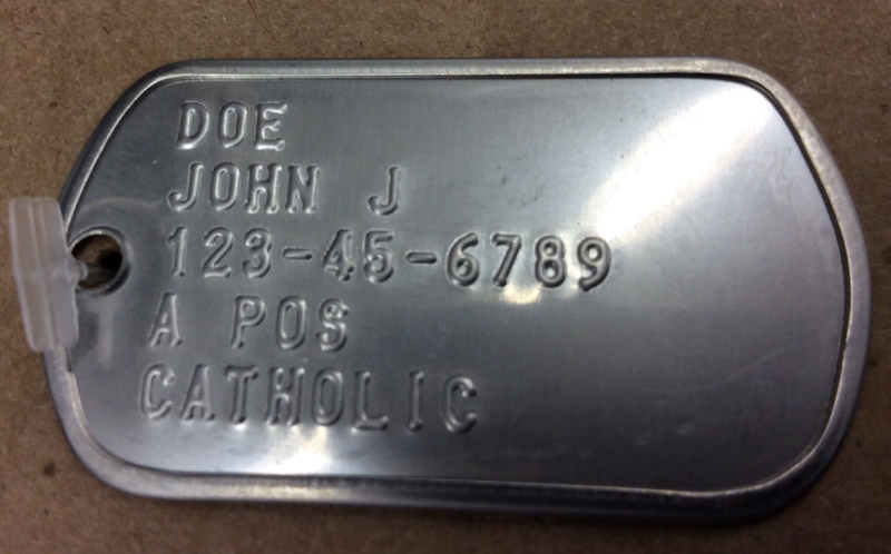 Printed dog orders tags